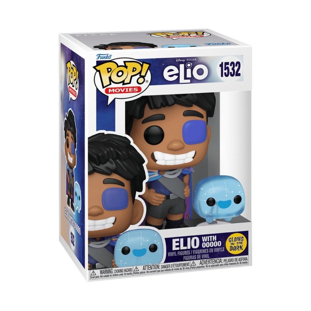 Funko POP! Disney Elio with 00000 Glow in the Dark Figure #1532!